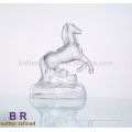 Horse shape glass decoration